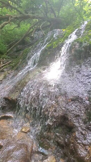 A beautiful waterfall