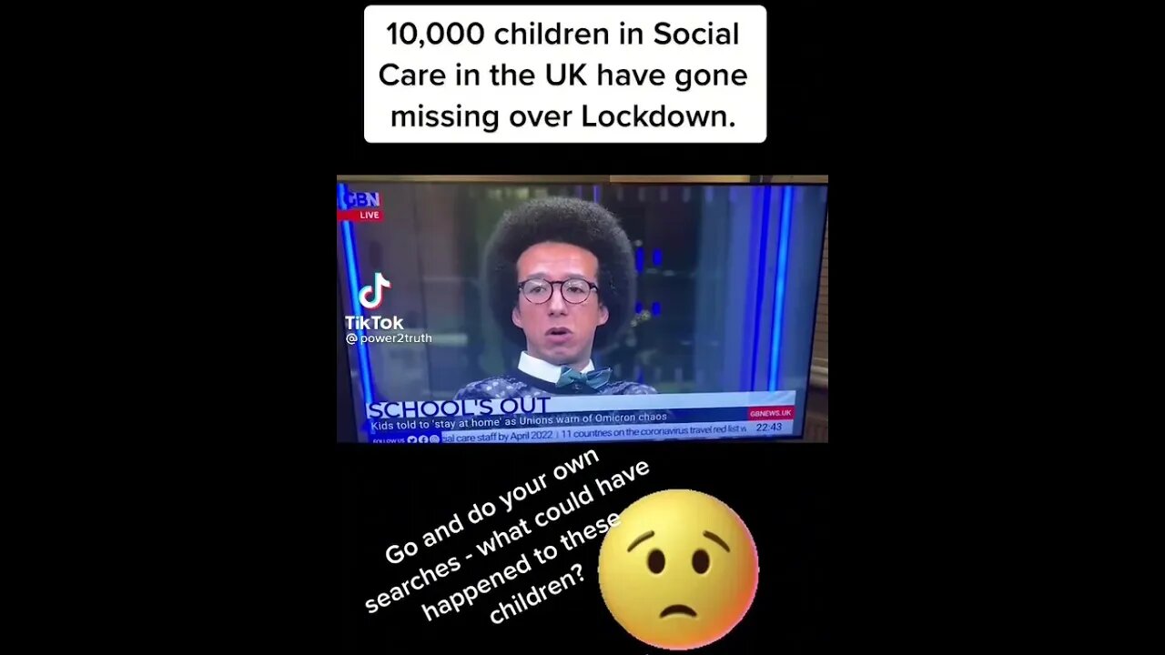 10,000 children in social care have gone MISSING in the UK over LOCKDOWN.