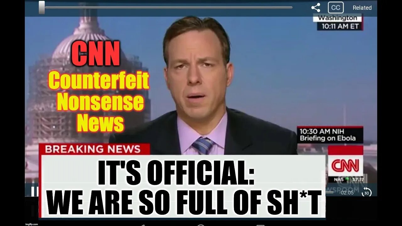 CNN is literally on fire. Let it all Burn.