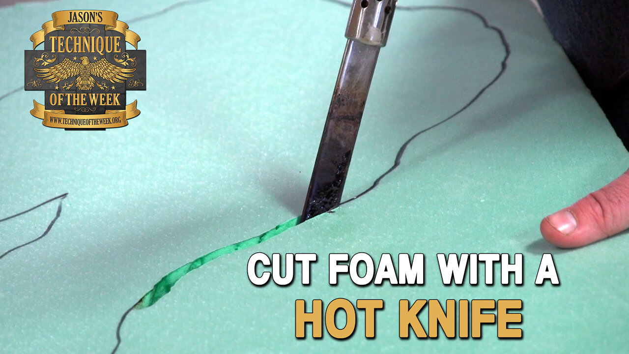 Cutting Foam with a Hot Knife!