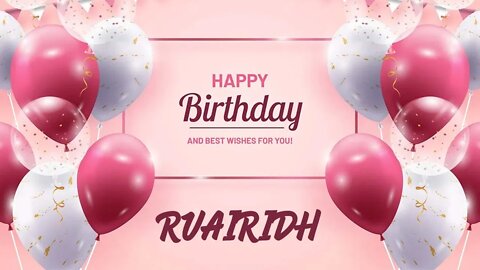 Happy Birthday to Ruairidh - Birthday Wish From Birthday Bash
