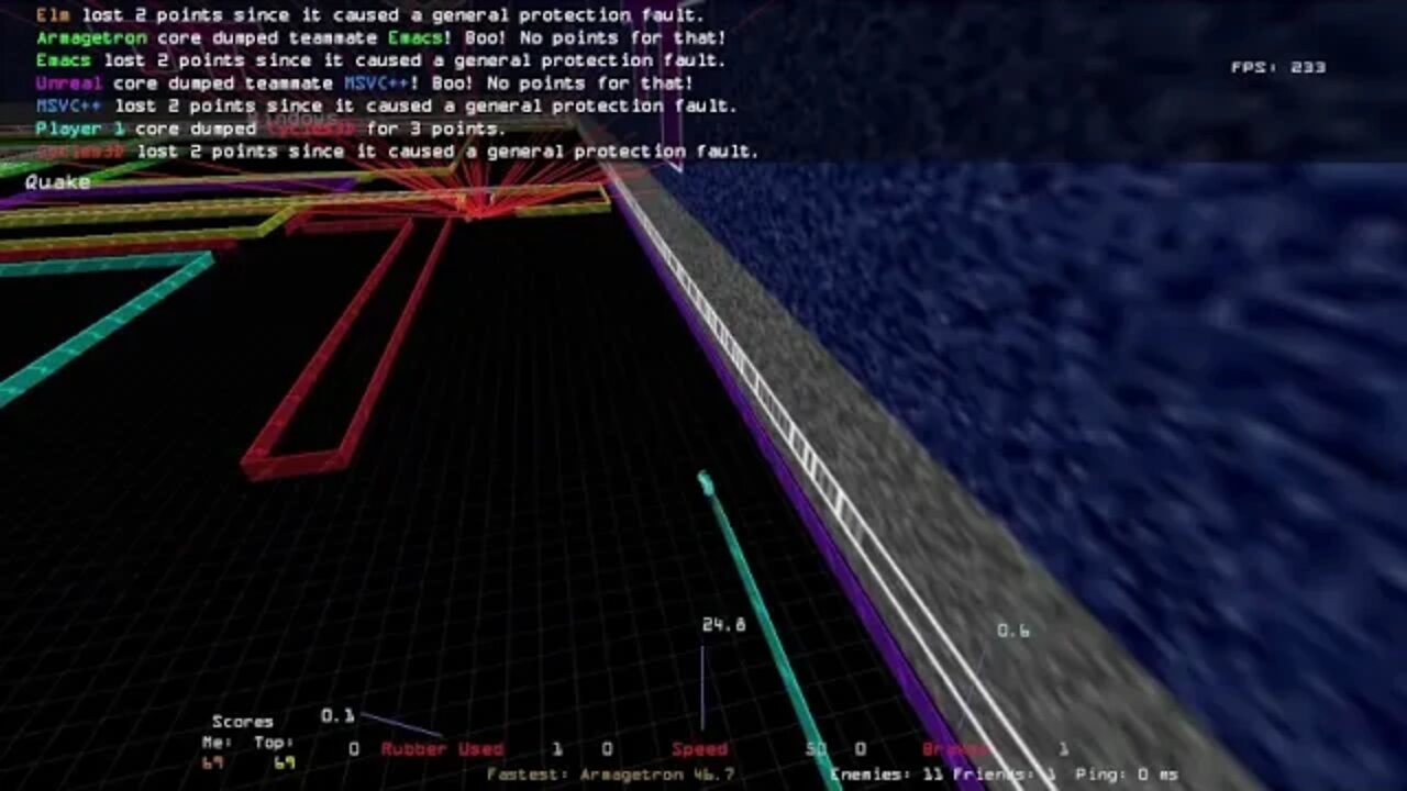 Session 2: Armagetron Advanced (Arcade Classic Practice)