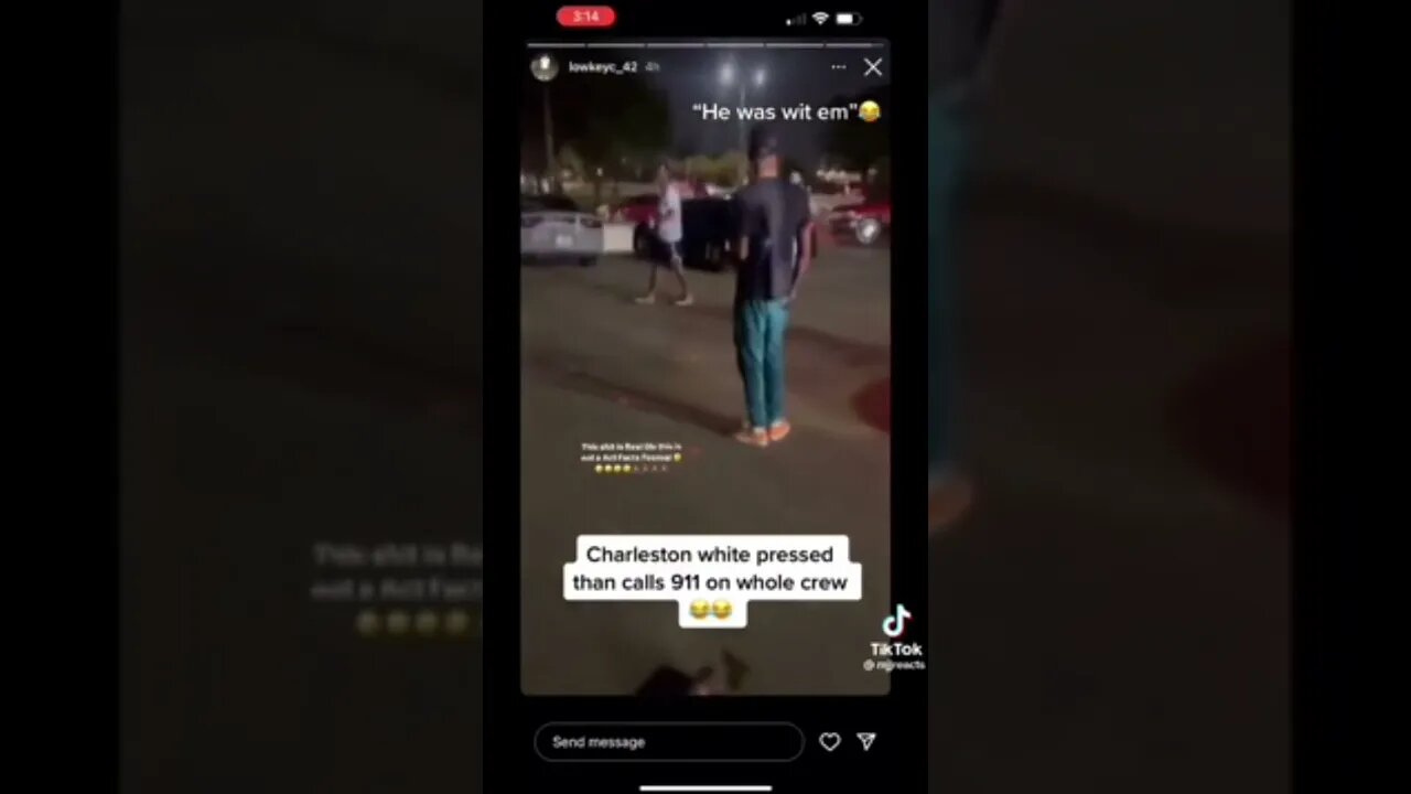 Charleston White Calls The Cops On Group Of Guys Pressing Him! "They Pulled A Gun On Me Officer"