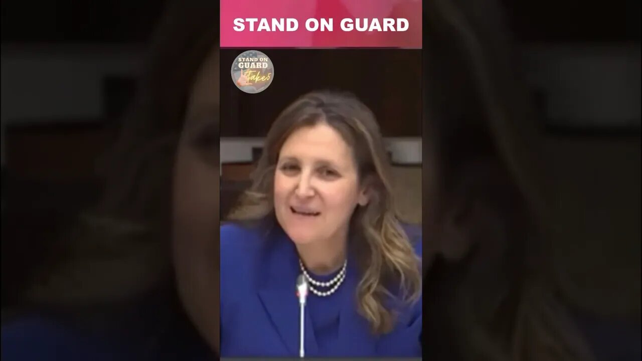Is Freeland the most annoying Finance Minister of all time? 🥴#shorts #trudeau #cdnpoli