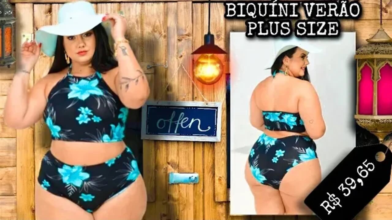 🛍️ BIQUÍNI PLUS SIZE VERÃO COM FORRO