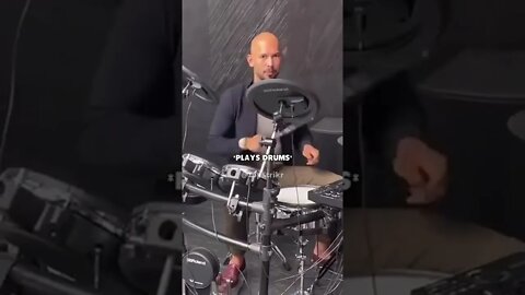 ANDREW IS A DRUMMER⁉️😲😲😲