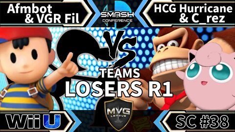 Afmbot & VGR|Fil vs.HCG|Hurricane & C_rez - Teams SSB4 Losers R1 - Smash Conference 38