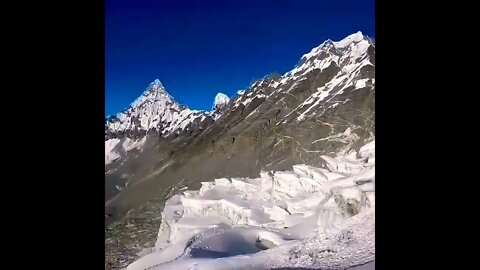 Breathtaking 360 mountain view from Amphu Lapcha Pass 5,845m 😍🇳🇵🙏 #amphulapchapass #everest #Nepal