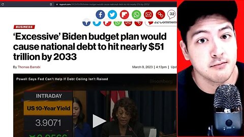 EXCESSIVE BIDEN BUDGET PLAN WILL CAUSE DEBT TO HIT $51 TRILLION