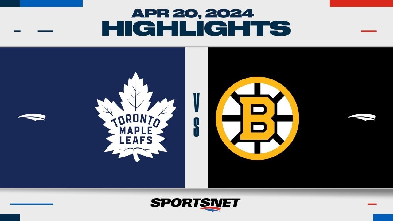 NHL Game 1 Highlights | Maple Leafs vs. Bruins - April 20, 2024