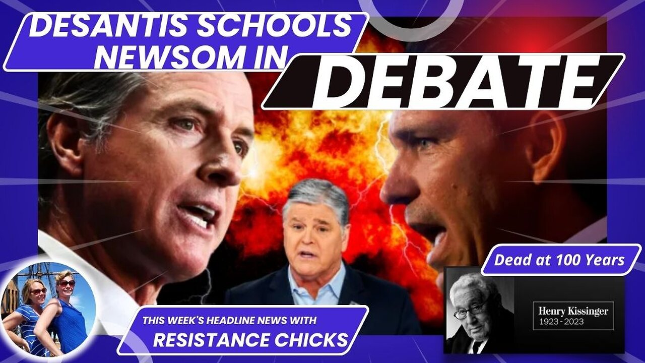 FULL SHOW: DeSantis Schools Newsom in Debate, Henry Kissinger Dead At 100- Headline News 12/1/23