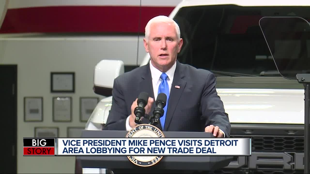 Mike Pence visits Detroit