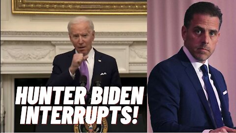 Joe Biden's Speech Interrupted By Hunter Biden Accepting Plea Deal!