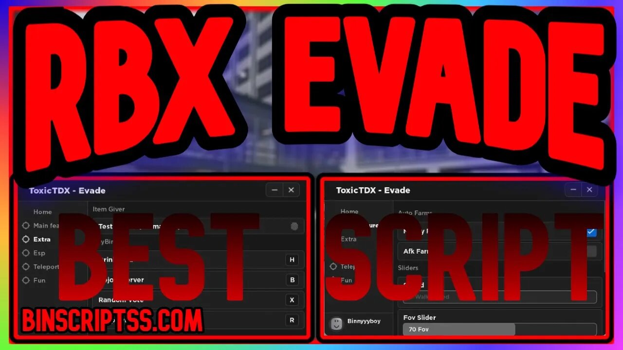 ROBLOX Evade Script - AUTO FARM + LOTS OF FEATUTURES *PASTEBIN 2023*