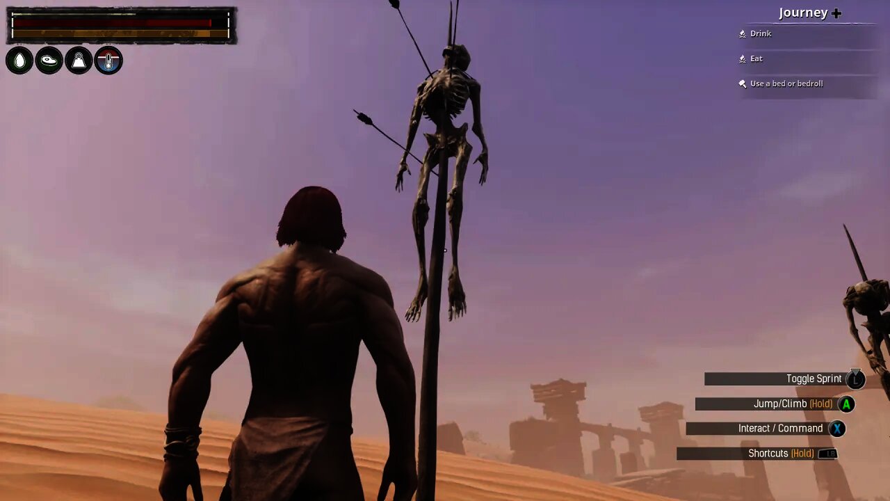 Conan Exiles exploring the map!