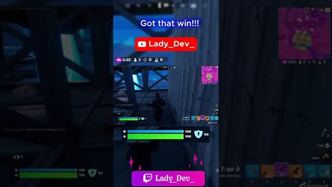 Got the win!