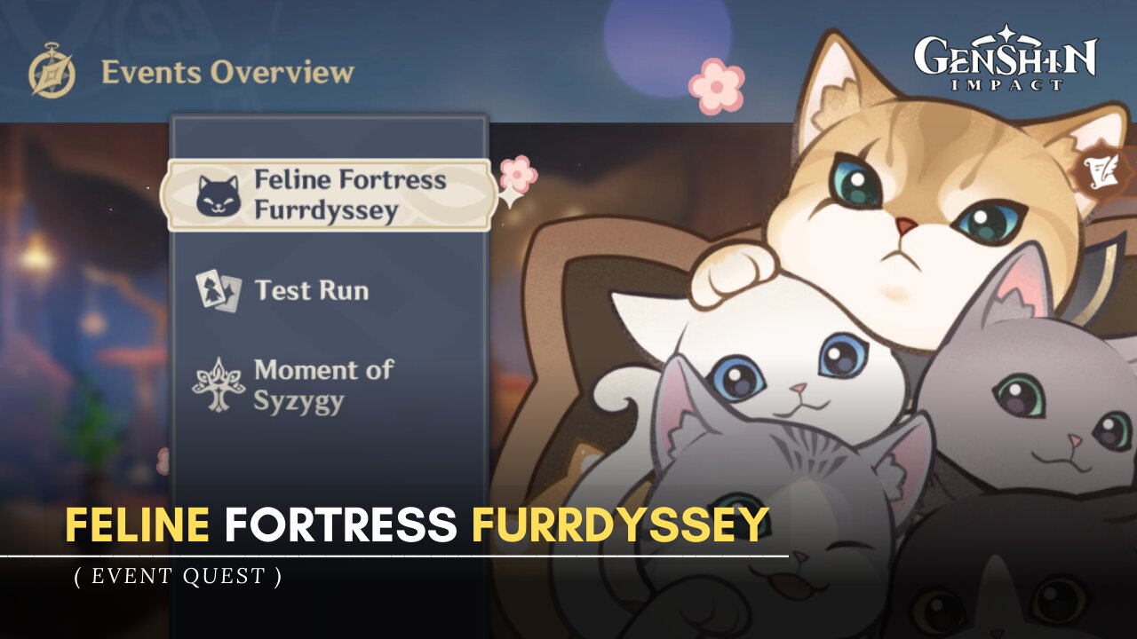 Feline Fortress Furrdyssey Full Event Genshin Impact