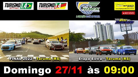 TURISMO 1.4 BR/RS + OLD STOCK RACE | FINAL 5ª Etapa 2022 - Tarumã (RS) | Ao Vivo