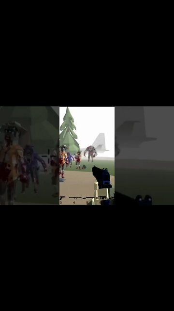 Zombie shooter! Keep shooting! I admit. It's satisfying. Not a retro game #5 #shorts