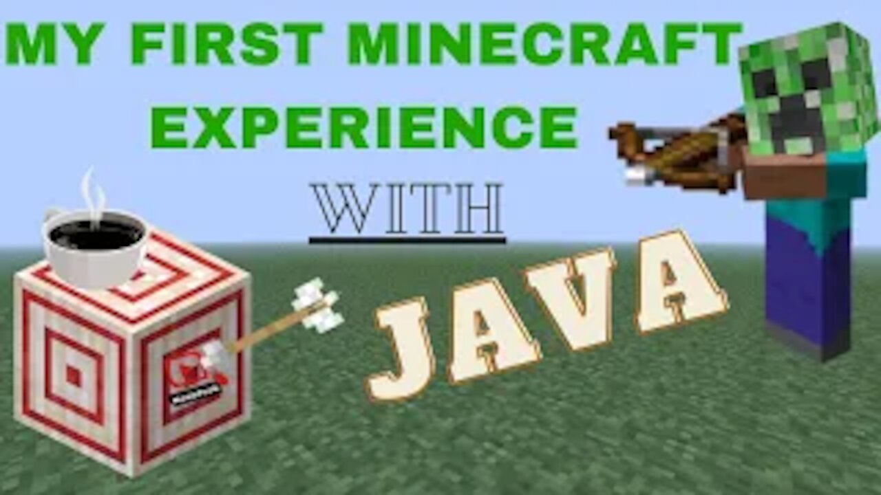 Noob Plays Minecraft Java for the FIRST TIME!!!