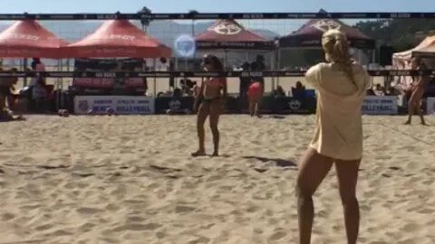 Women's Beach Volleyball Aryanna Madyson Caitlin Faith 08