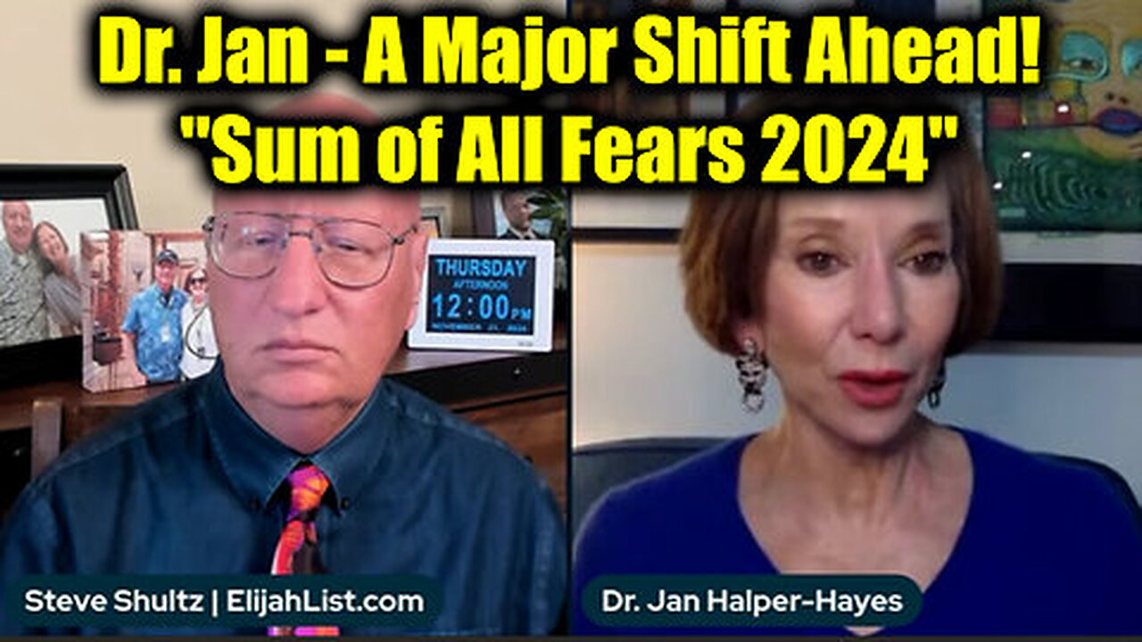 Dr. Jan Halper-Hayes A Major Shift Ahead! - Sum of All Fears 2024