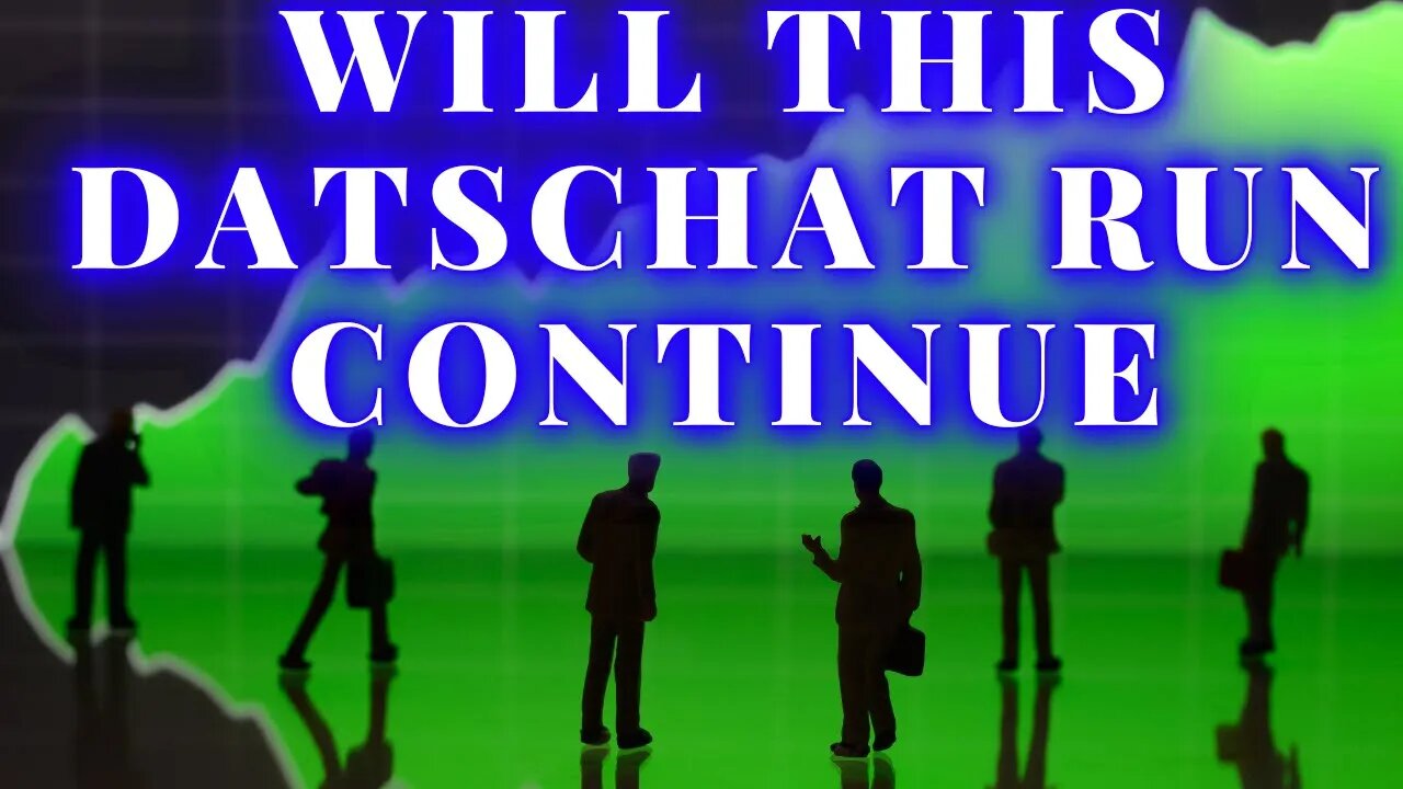$DATS Joins The NFT Space/ What This Means For DATS Share Holders Long Term/ Will This Run Continue