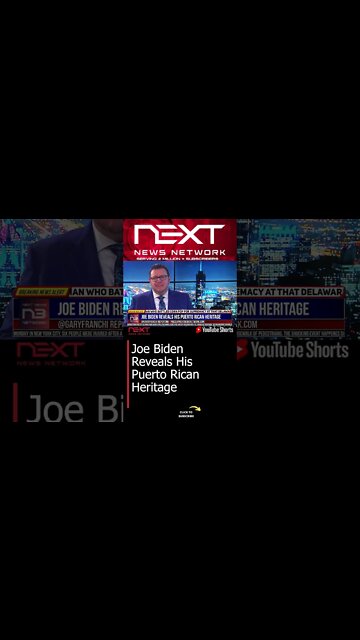 Joe Biden Reveals His Puerto Rican Heritage #shorts