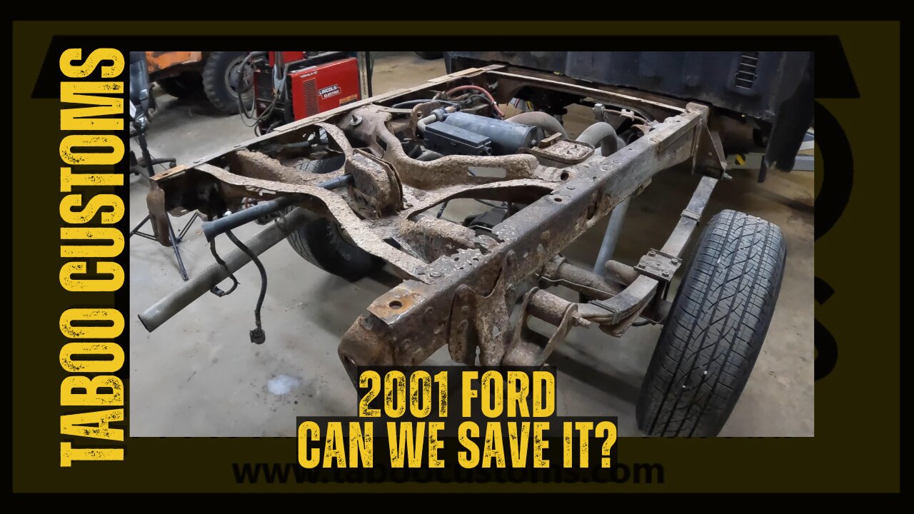 2001 Ford F150 Extreme Frame Rust - Can We Save It?
