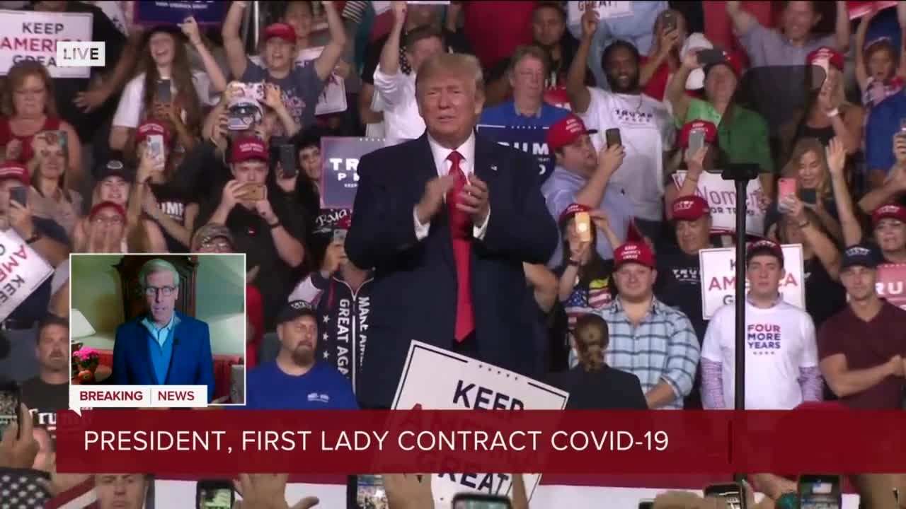 President Trump and first lady test positive for the coronavirus