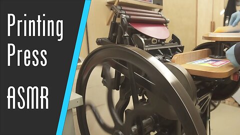 printing press ASMR