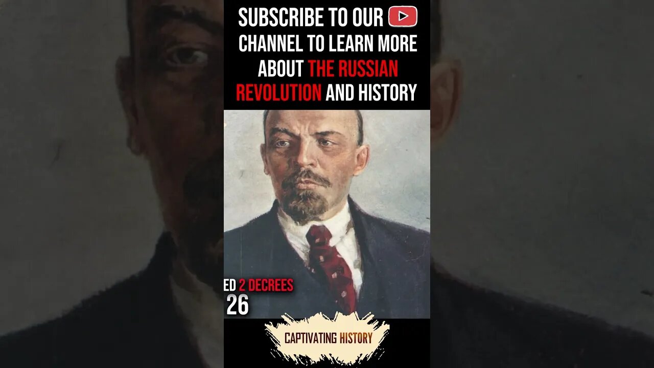 What Two Decrees Did Lenin Present? #shorts