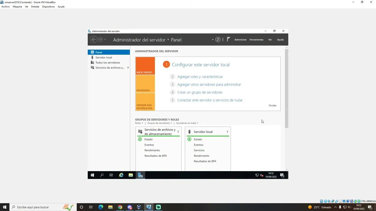 Cómo crear un dominio en Windows Server 2019 - Tutorial 2023