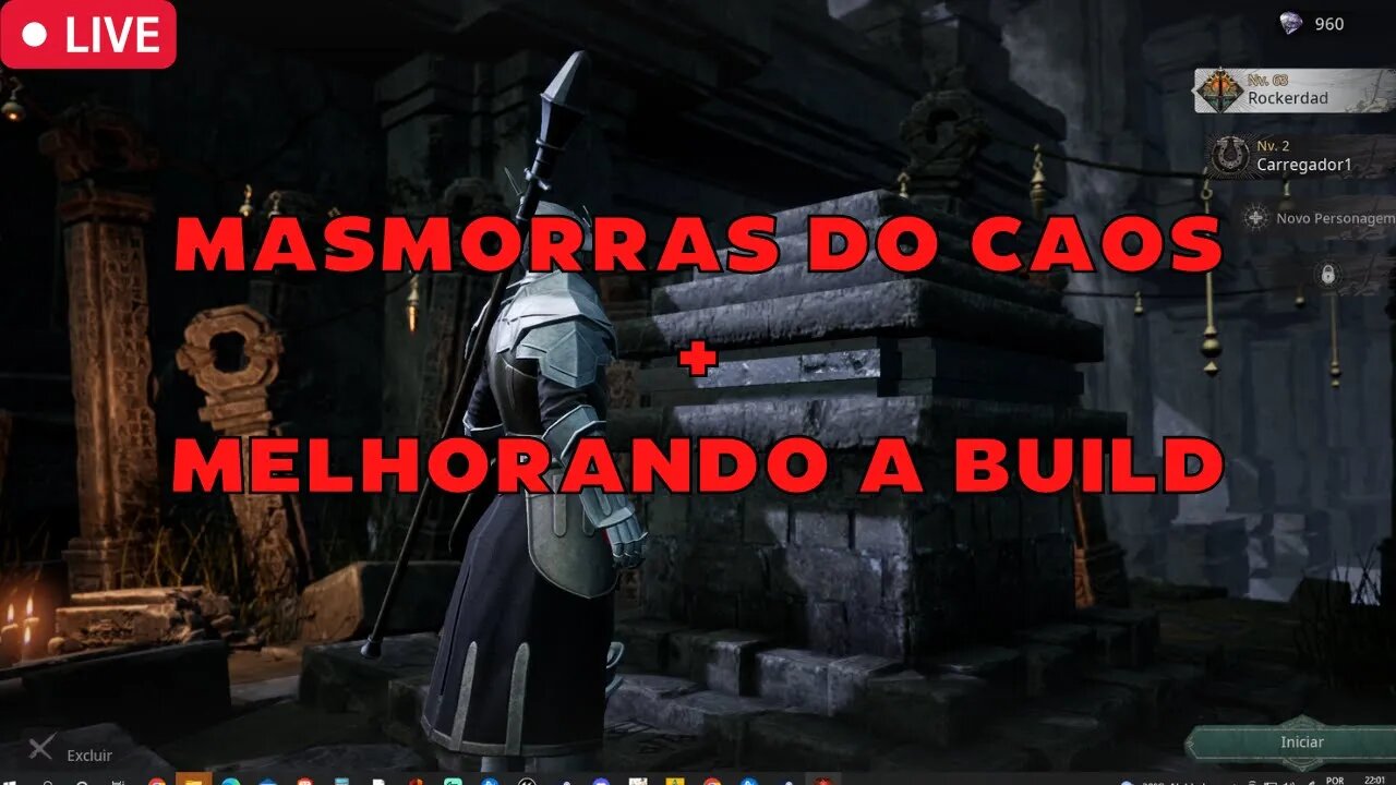 (LIVE) Masmorras do Caos e Melhorando a Build - Undecember