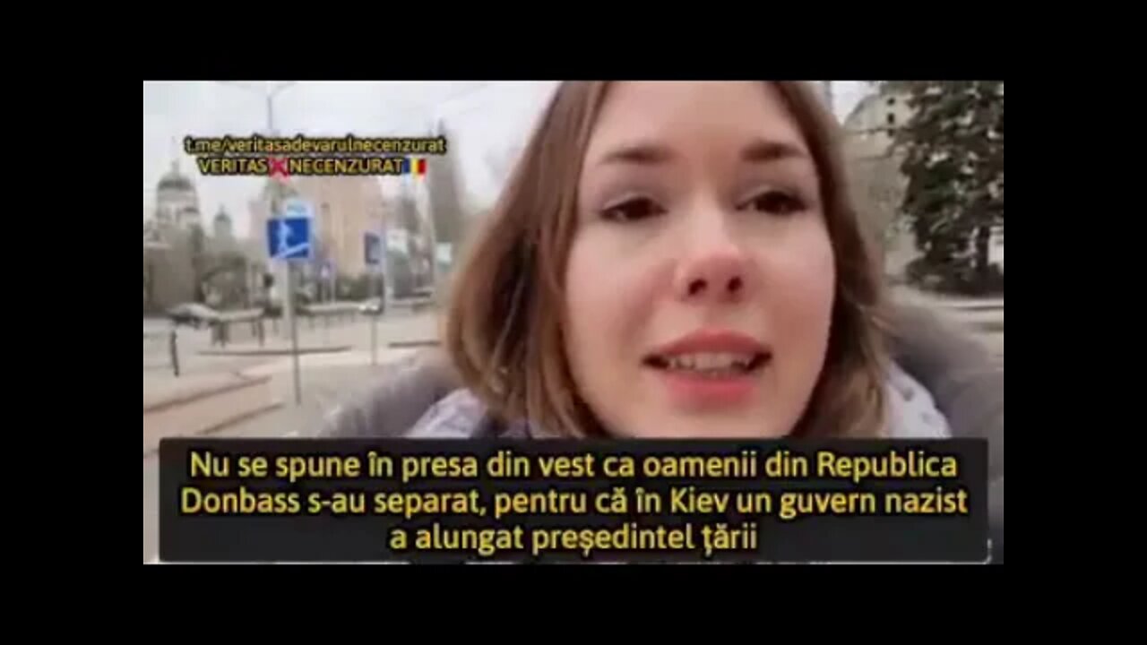 German girl in Donbas 24 02 2022