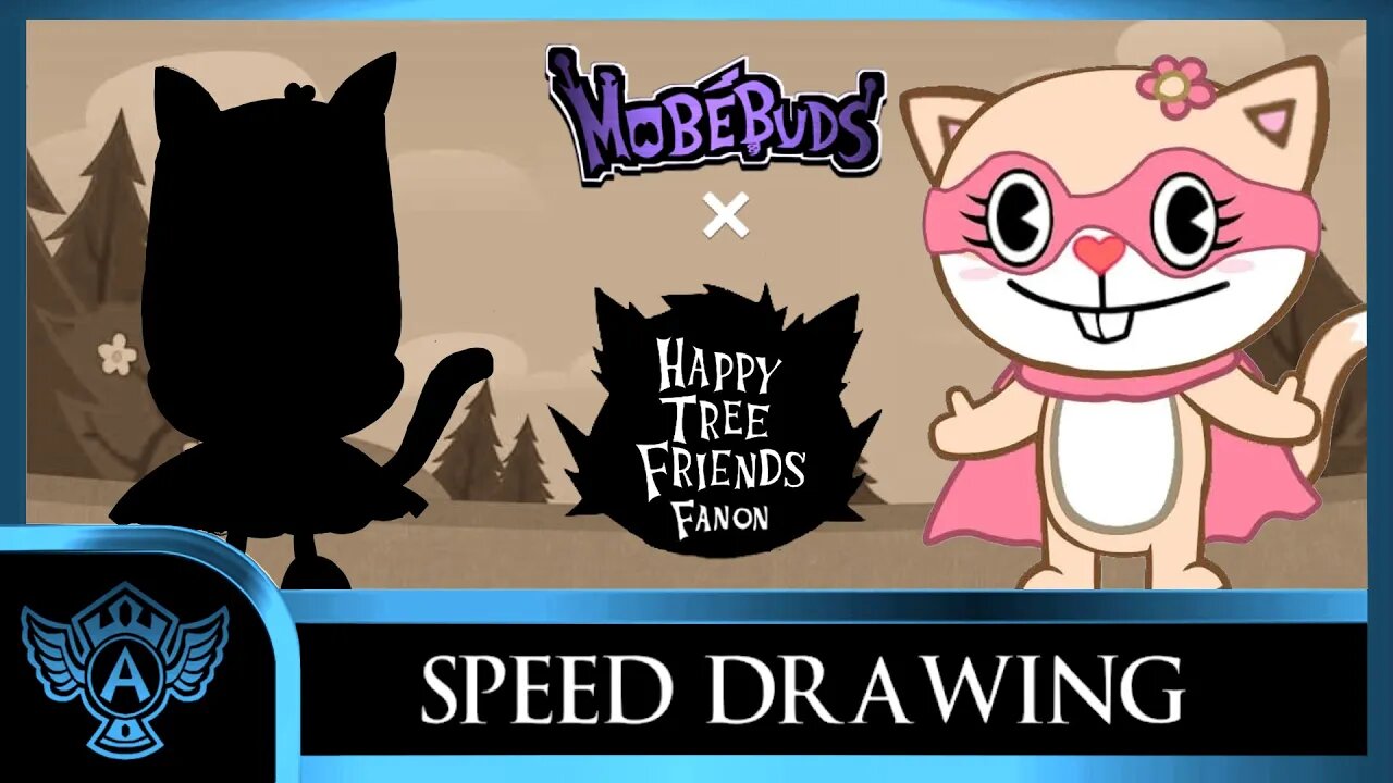 Speed Drawing: Happy Tree Friends Fanon - Super Flower | Mobebuds Style