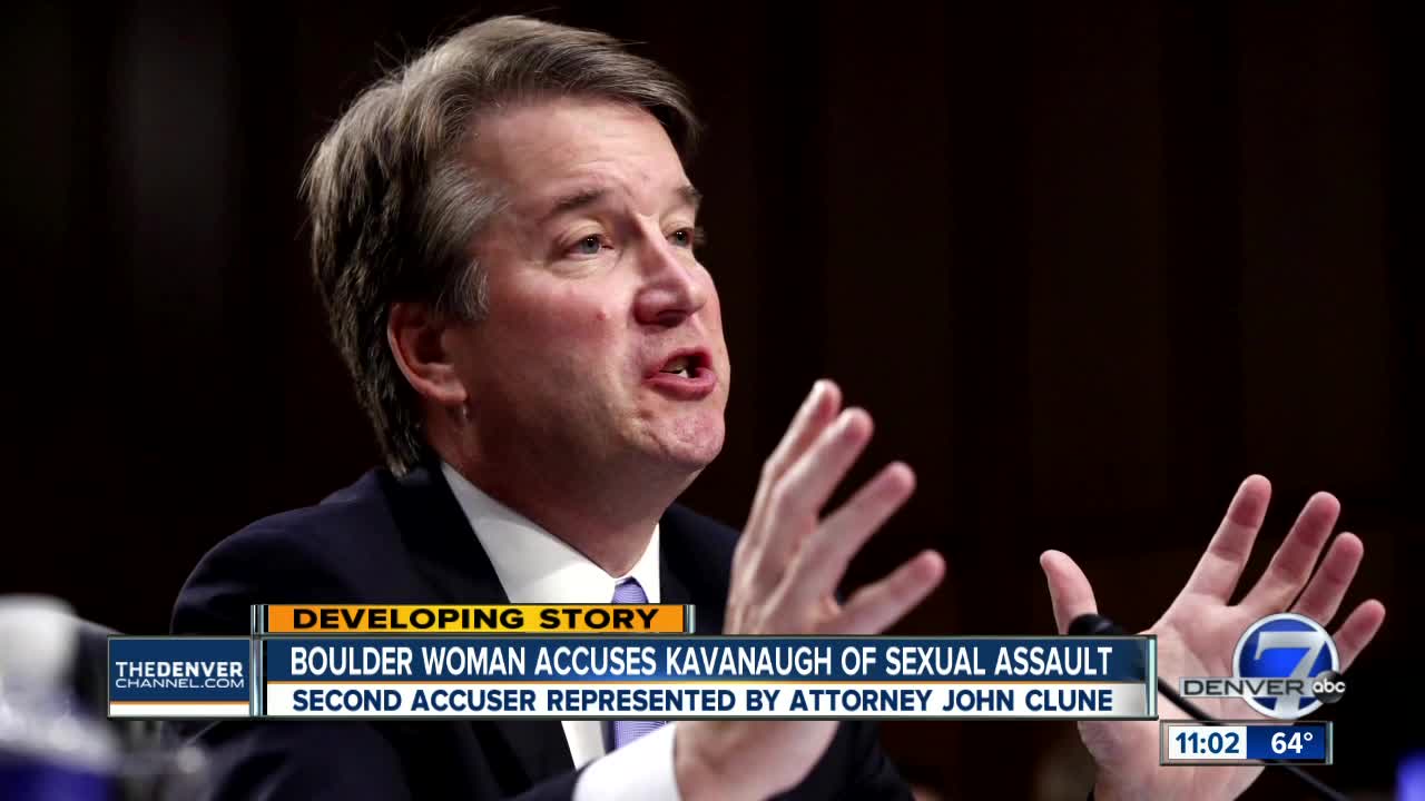 Boulder woman accuses Kavanaugh of sexual assault