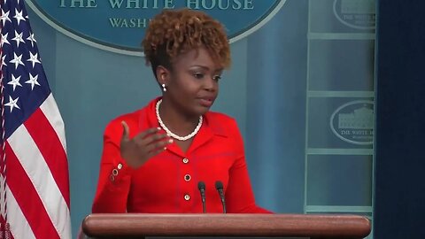 Karine Jean-Pierre's Brain Malfunctions As She Reads Prepared Answer To A Reporter's Question