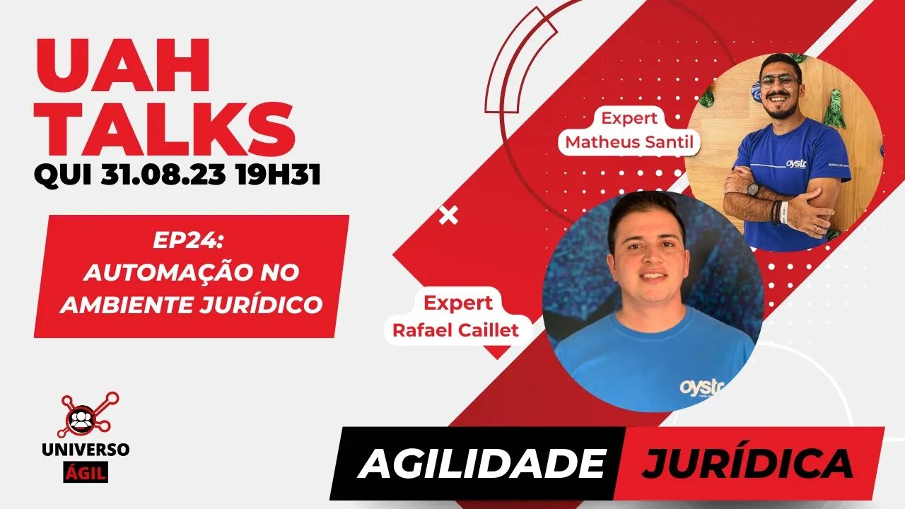 #UAHTALKs #AgilidadeJurídica EP24 Automação no ambiente jurídico