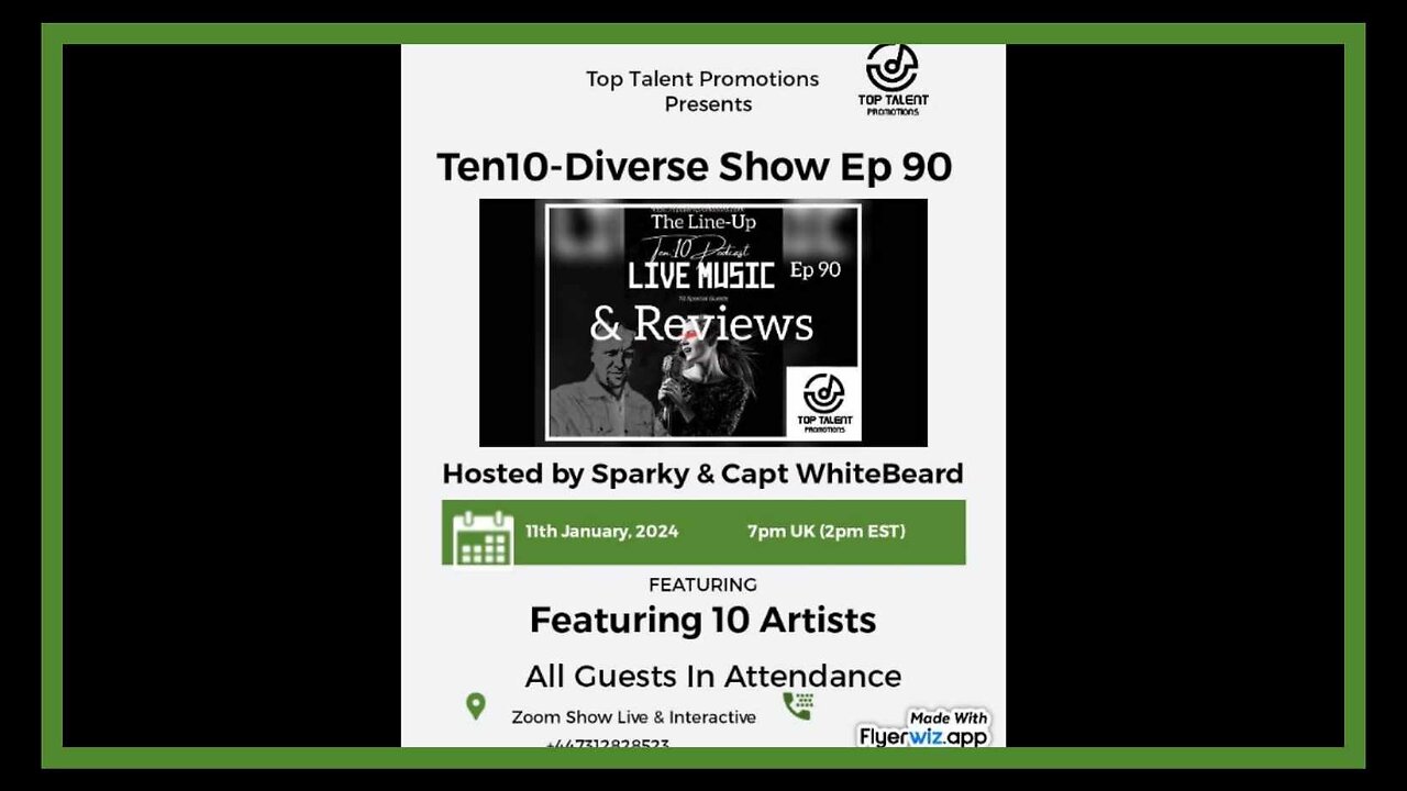 Sparky's Ten10-Diverse Show Ep 90