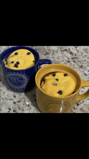 Carrot Cake in a mug for when we want a cake but don’t want to bake one