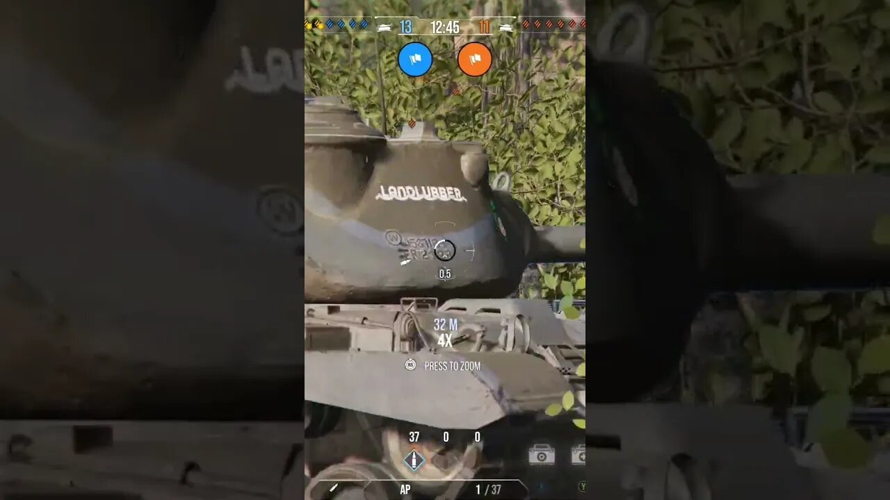 World of Tanks Xbox: Not sure to say for this, but got a shot off before my teammates backed up. lol