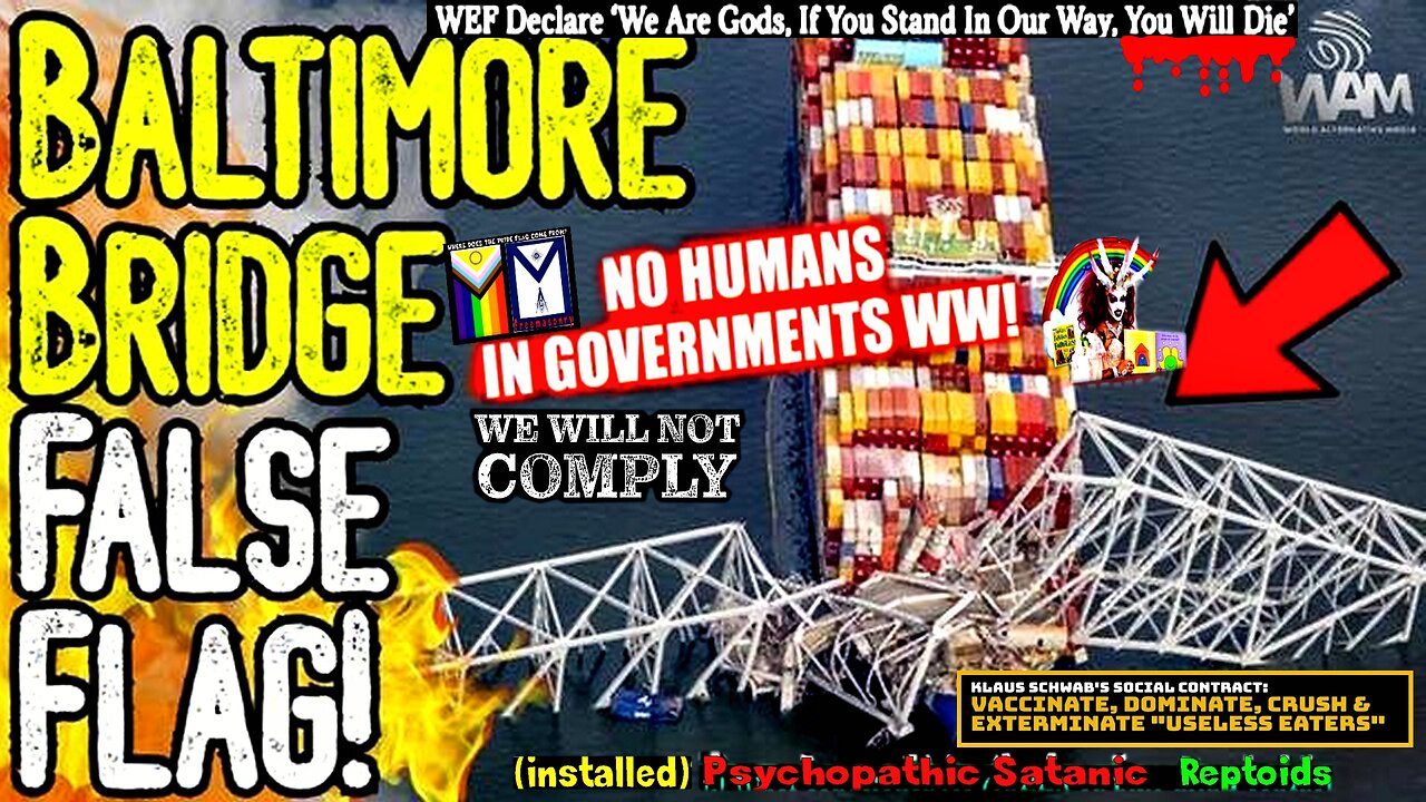 BALTIMORE BRIDGE FALSE FLAG! - They're Using Cyber Attacks To Bring In 15 Minute Cities!