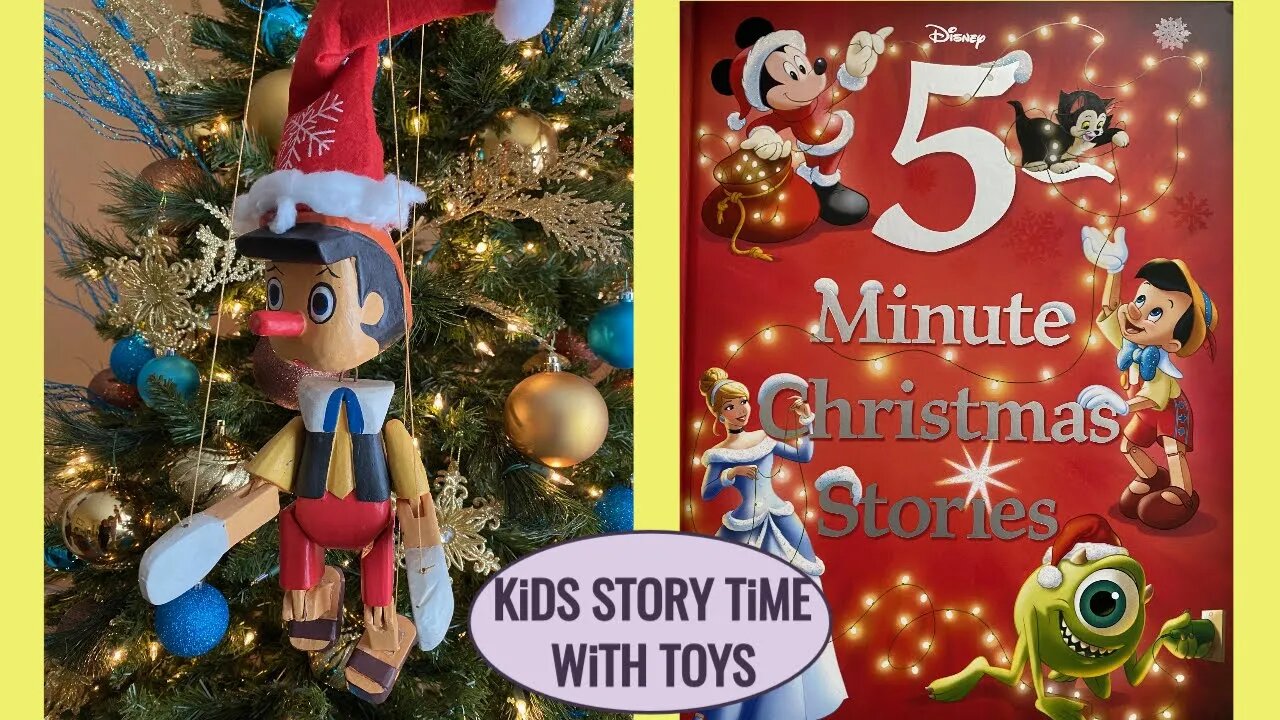 PINOCCHIO TOY PUPPET CHRISTMAS STORY READ ALOUD