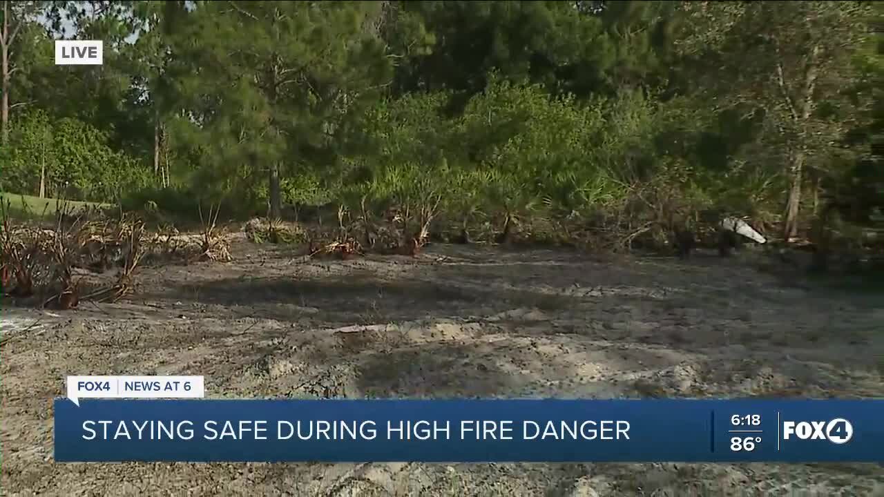 Keep safe during high fire risk conditions