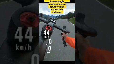 La tecnología puede ponerse a servicio de las carreras de ciclismo.