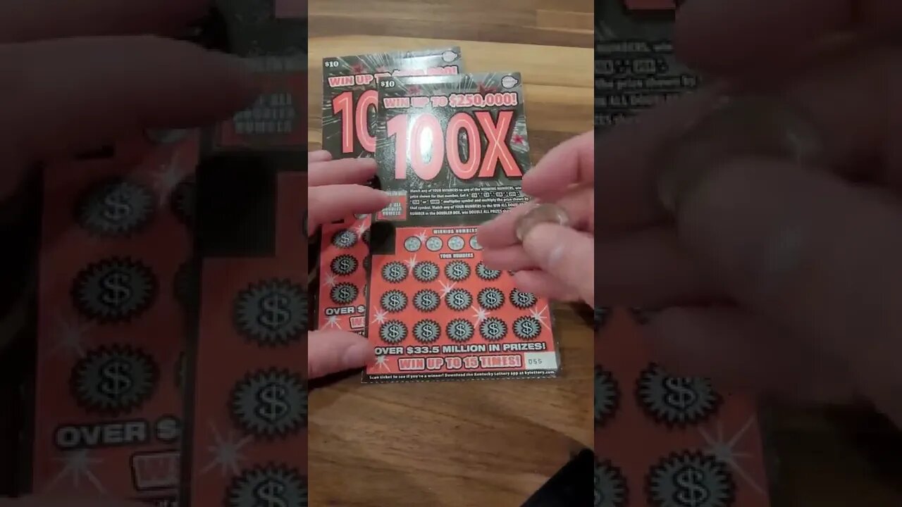 100X Scratch Off Lottery Tickets from Kentucky Lottery!!