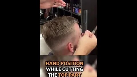 Hand position while cutting up top