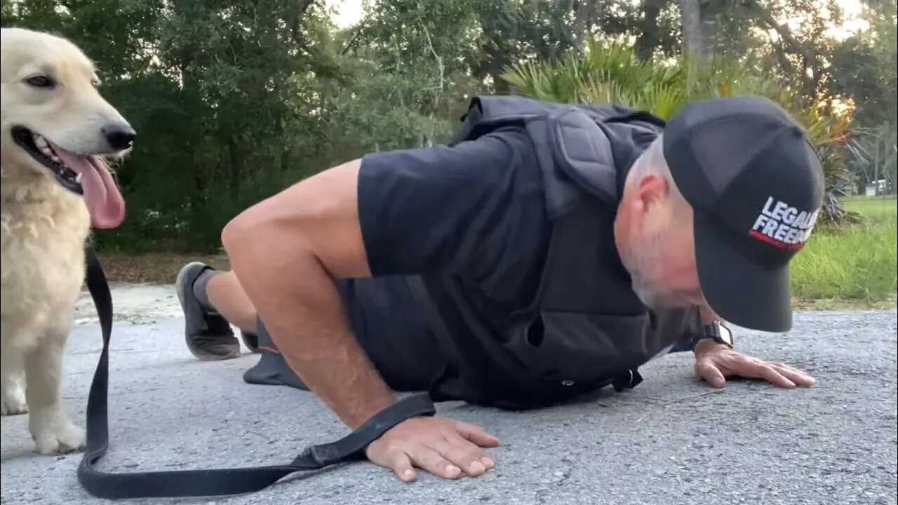 49-Year-Old Carnivore Tries 20 lbs Weighted Vest Doing 100 Push-ups on 3-Mile Walk