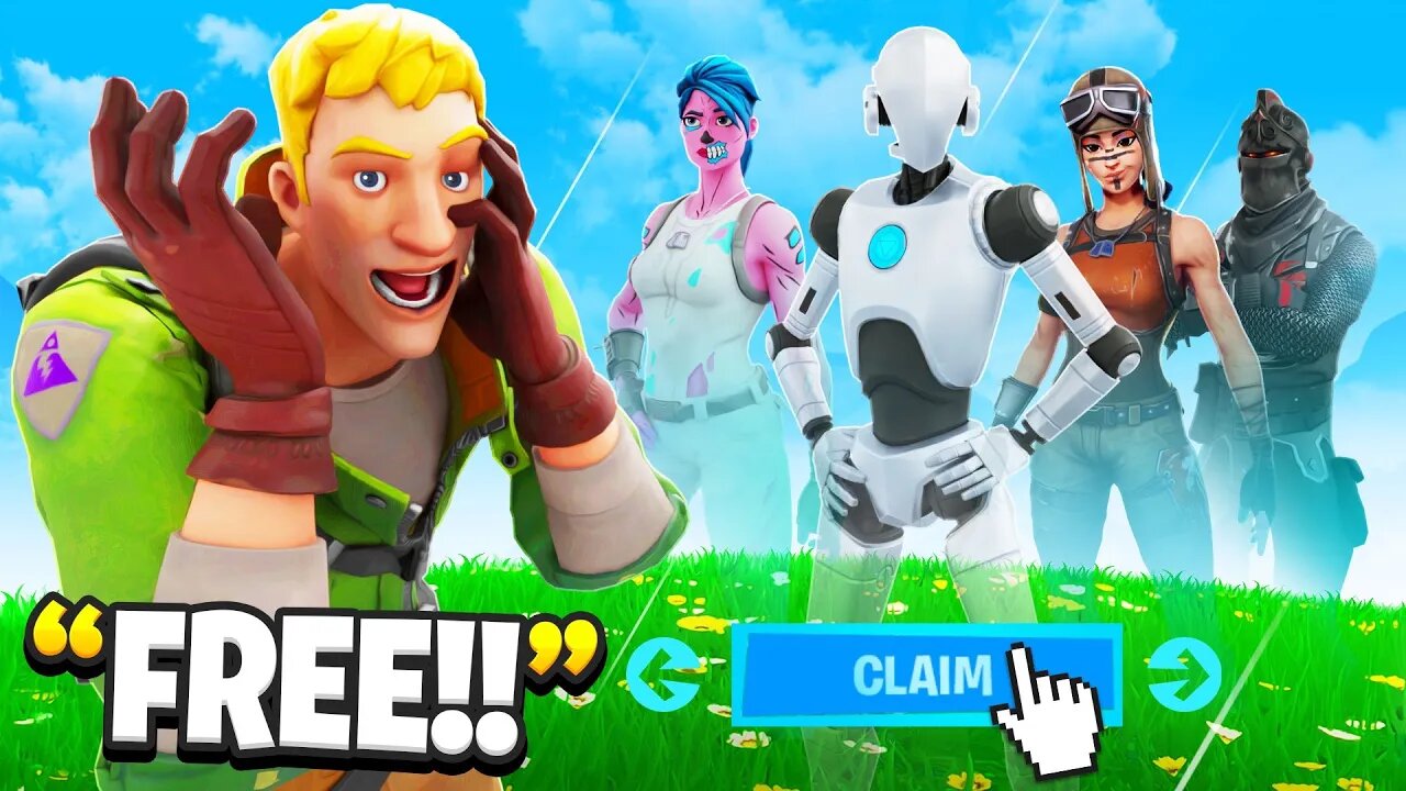 I Trolled Him With Free Skins GLITCH.. (Fortnite)